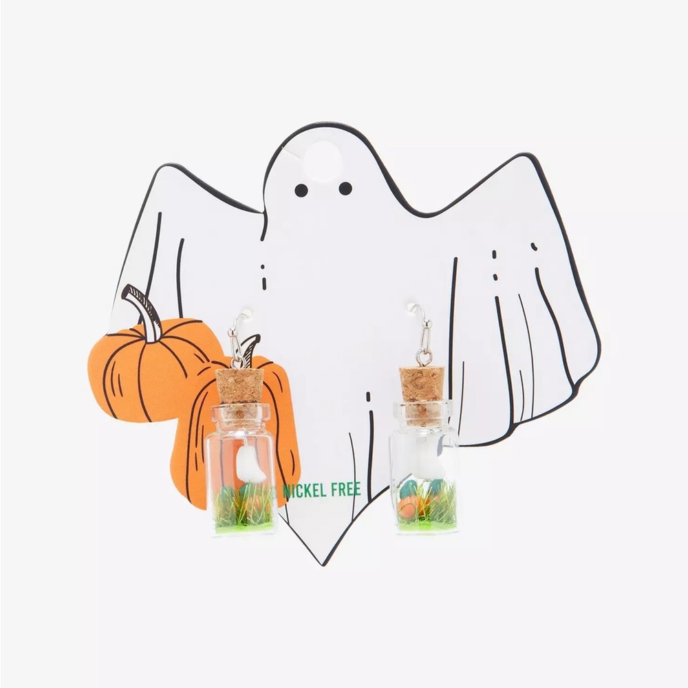 Ghost Jar Earrings Hot‎ Topic Halloween
